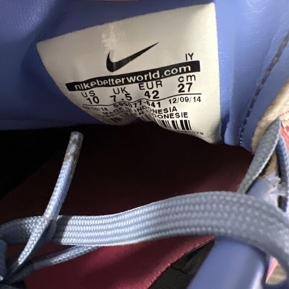 Nike Hypervenom Phelon FG Womens Size 10 Soccer Cleats Blue Pink 599077-641 - Picture 8 of 8